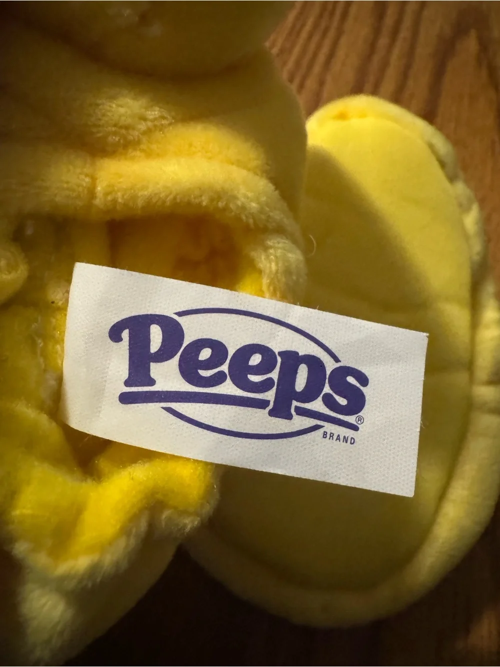 Peeps Infant Yellow Slippers
